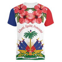 Haitian Revolution 1791-1804 Women V-Neck T-Shirt Lage d Lendependans