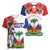 Haitian Revolution 1791-1804 Women V-Neck T-Shirt Lage d Lendependans