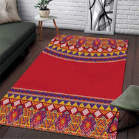 Greenland National Costumes Area Rug Inuit Kalaallisuut style