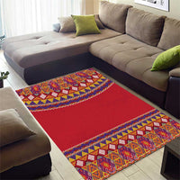 Greenland National Costumes Area Rug Inuit Kalaallisuut style