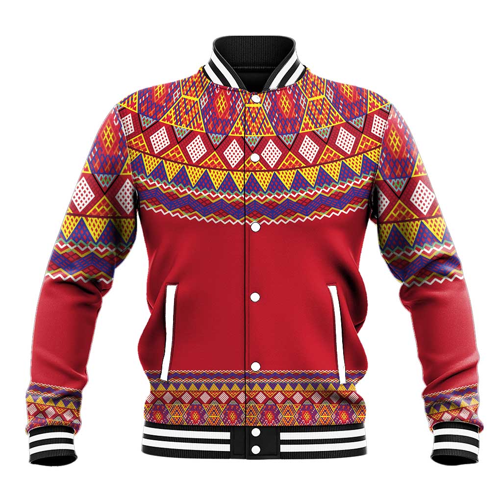 Greenland National Costumes Baseball Jacket Inuit Kalaallisuut style