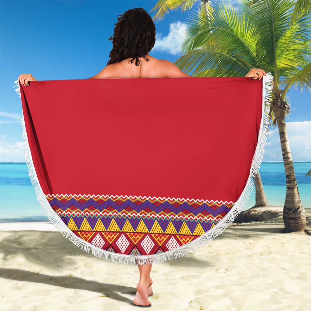 Greenland National Costumes Beach Blanket Inuit Kalaallisuut style