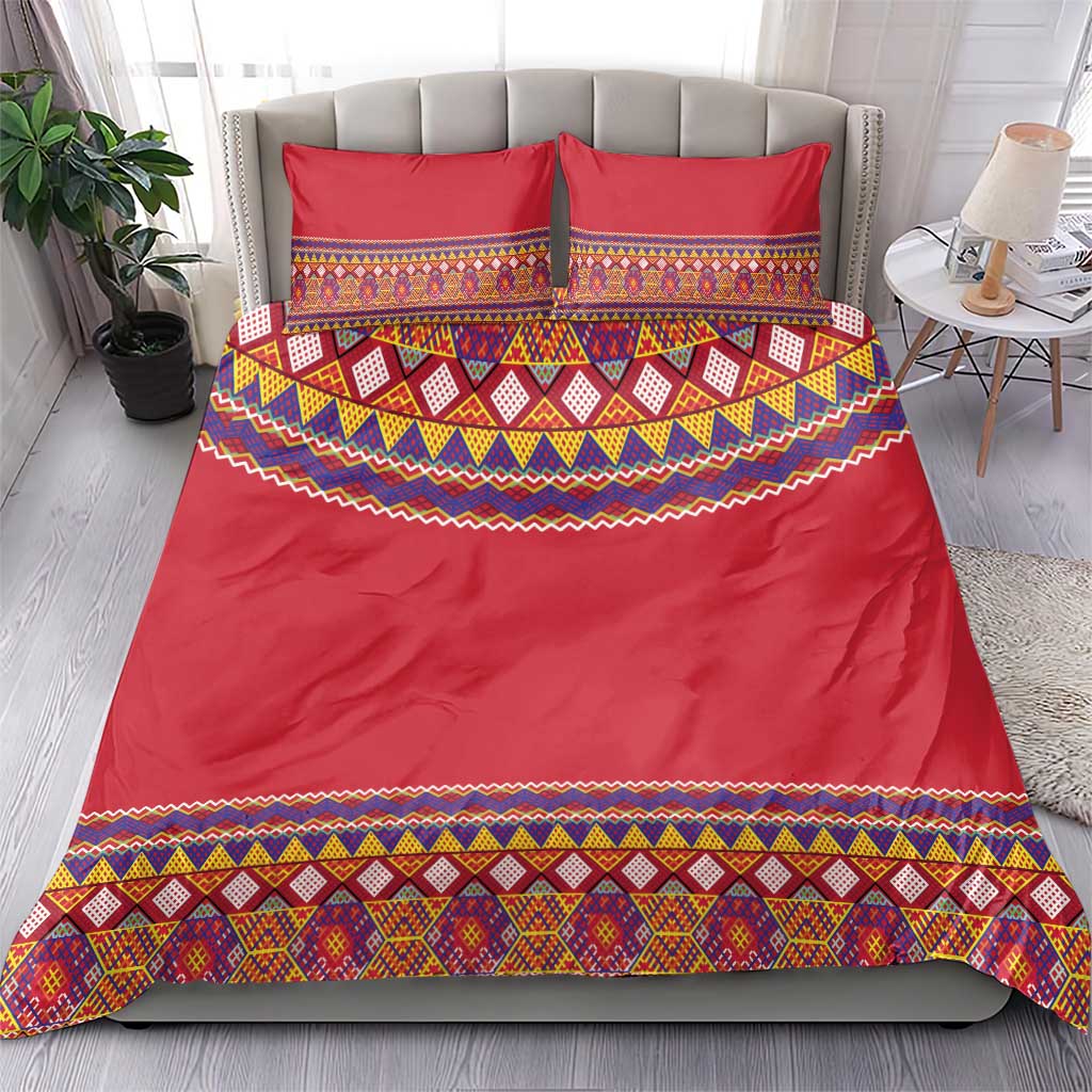 Greenland National Costumes Bedding Set Inuit Kalaallisuut style