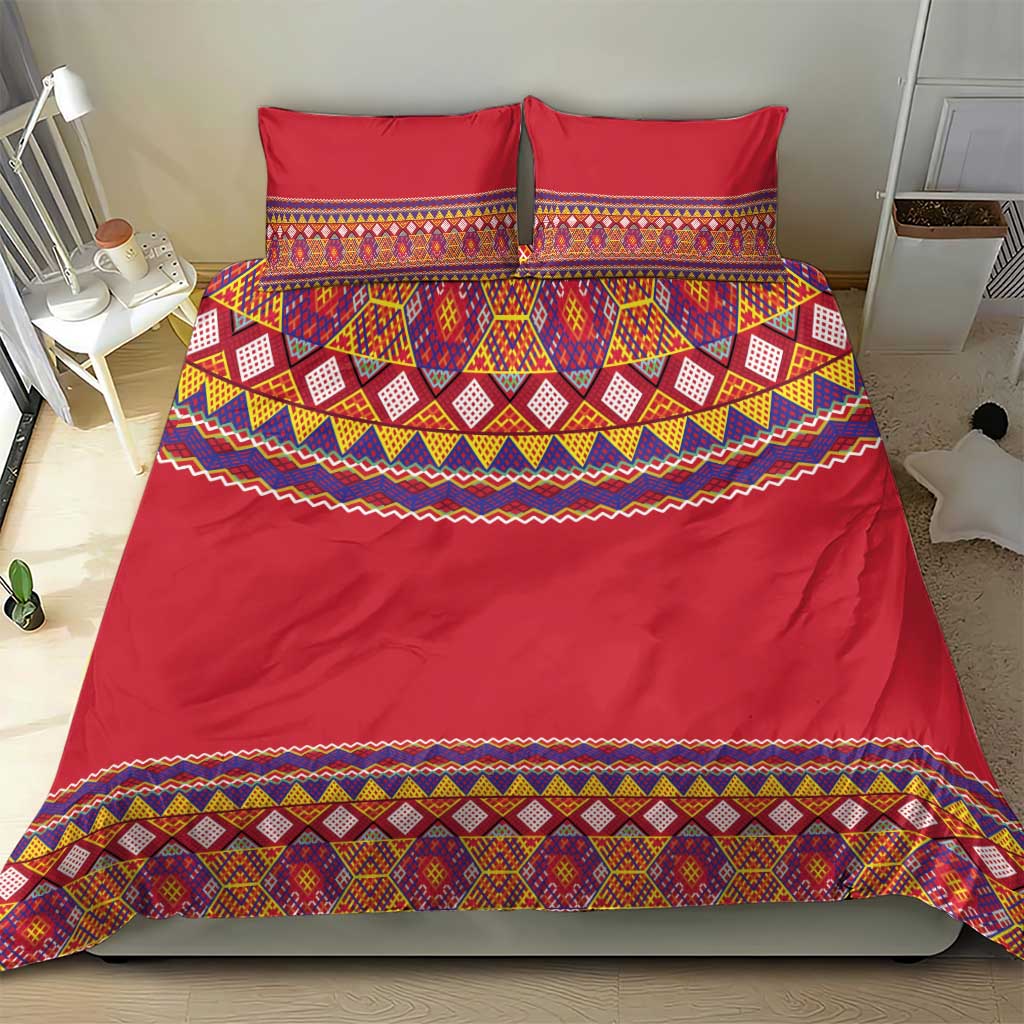 Greenland National Costumes Bedding Set Inuit Kalaallisuut style