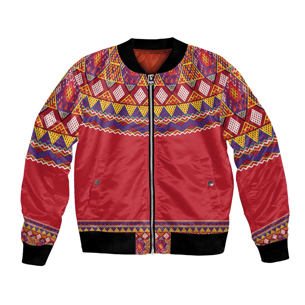 Greenland National Costumes Bomber Jacket Inuit Kalaallisuut style
