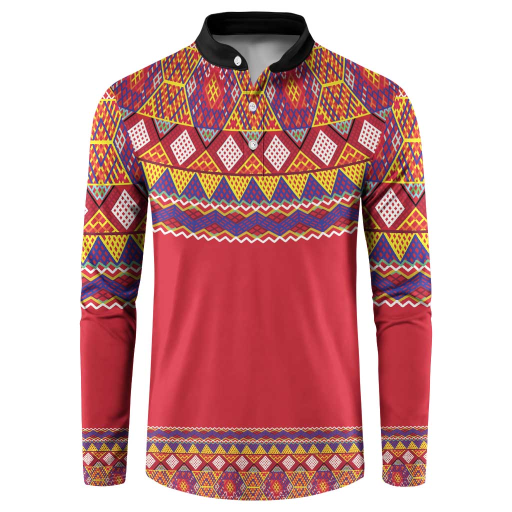 Greenland National Costumes Button Sweatshirt Inuit Kalaallisuut style