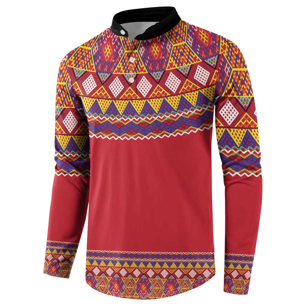 Greenland National Costumes Button Sweatshirt Inuit Kalaallisuut style