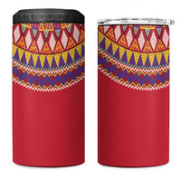 Greenland National Costumes 4 in 1 Can Cooler Tumbler Inuit Kalaallisuut style