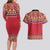Greenland National Costumes Couples Matching Long Sleeve Bodycon Dress and Hawaiian Shirt Inuit Kalaallisuut style