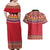 Greenland National Costumes Couples Matching Off Shoulder Maxi Dress and Hawaiian Shirt Inuit Kalaallisuut style