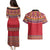 Greenland National Costumes Couples Matching Puletasi and Hawaiian Shirt Inuit Kalaallisuut style