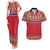 Greenland National Costumes Couples Matching Tank Maxi Dress and Hawaiian Shirt Inuit Kalaallisuut style