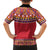 Greenland National Costumes Family Matching Off The Shoulder Long Sleeve Dress and Hawaiian Shirt Inuit Kalaallisuut style