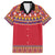 Greenland National Costumes Family Matching Off The Shoulder Long Sleeve Dress and Hawaiian Shirt Inuit Kalaallisuut style