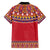 Greenland National Costumes Family Matching Off The Shoulder Long Sleeve Dress and Hawaiian Shirt Inuit Kalaallisuut style