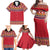 Greenland National Costumes Family Matching Off Shoulder Maxi Dress and Hawaiian Shirt Inuit Kalaallisuut style