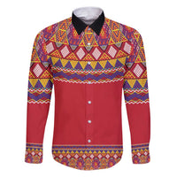 Greenland National Costumes Family Matching Puletasi and Hawaiian Shirt Inuit Kalaallisuut style