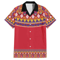 Greenland National Costumes Family Matching Short Sleeve Bodycon Dress and Hawaiian Shirt Inuit Kalaallisuut style