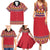 Greenland National Costumes Family Matching Summer Maxi Dress and Hawaiian Shirt Inuit Kalaallisuut style