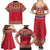 Greenland National Costumes Family Matching Summer Maxi Dress and Hawaiian Shirt Inuit Kalaallisuut style