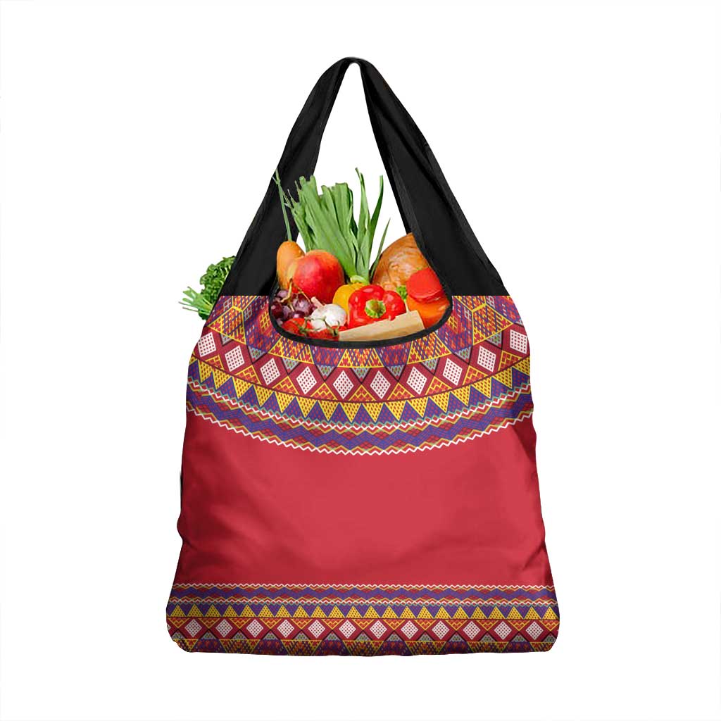 Greenland National Costumes Grocery Bag Inuit Kalaallisuut style