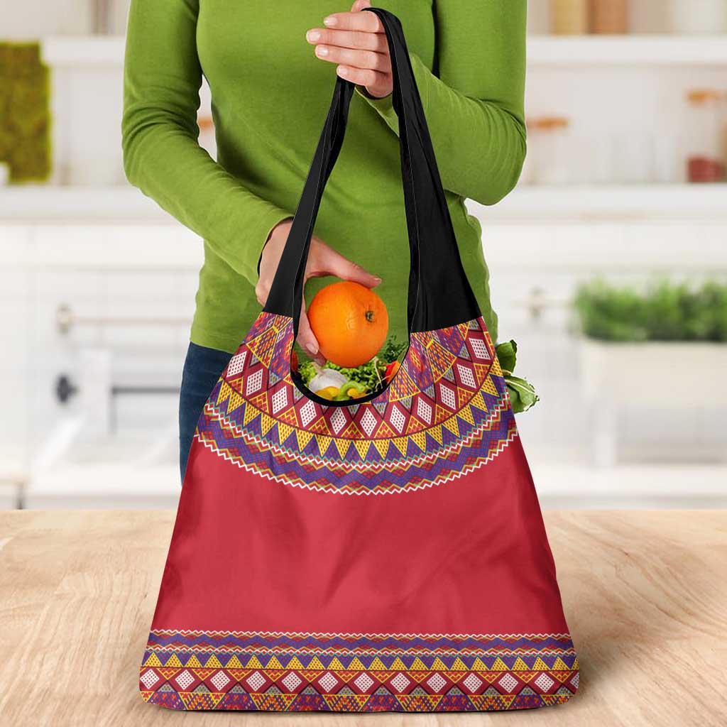 Greenland National Costumes Grocery Bag Inuit Kalaallisuut style