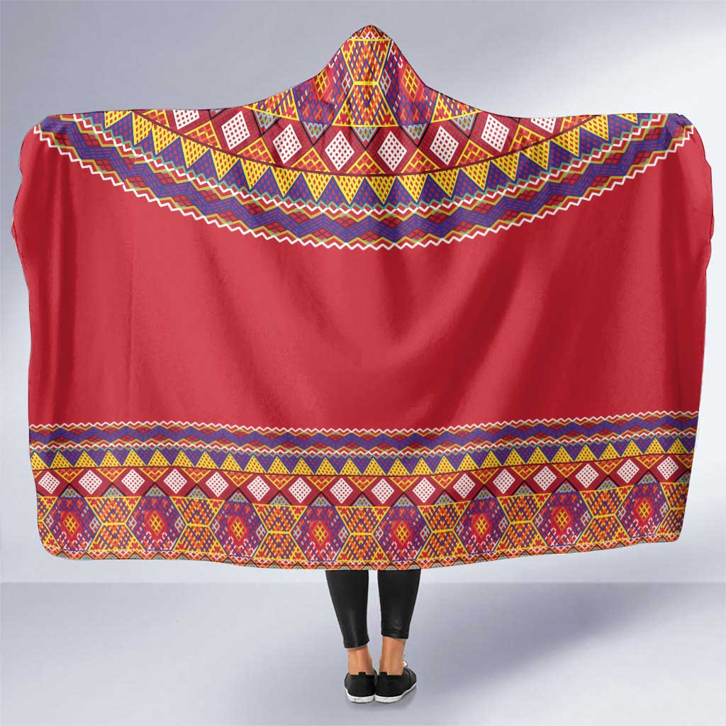 Greenland National Costumes Hooded Blanket Inuit Kalaallisuut style