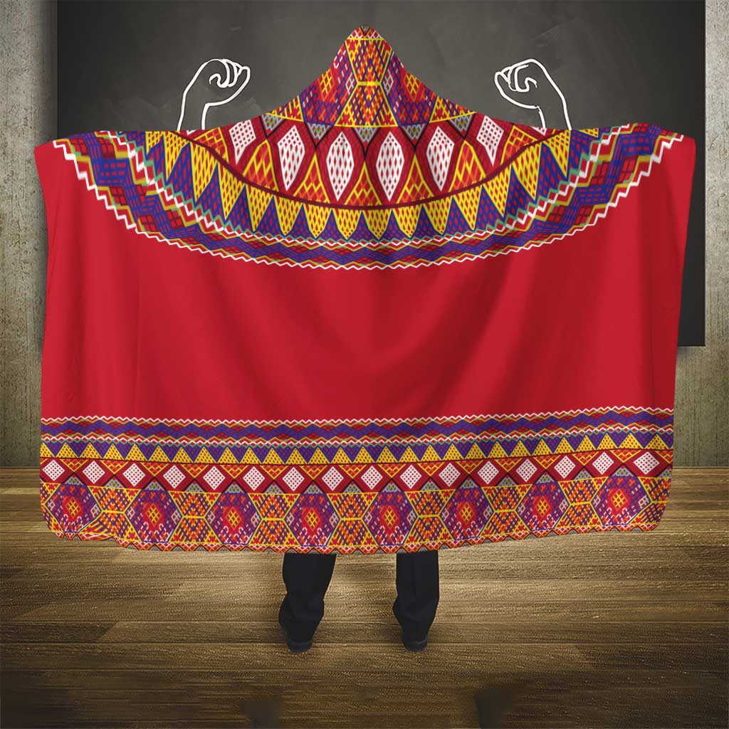 Greenland National Costumes Hooded Blanket Inuit Kalaallisuut style