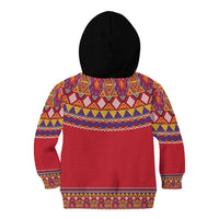 Greenland National Costumes Kid Hoodie Inuit Kalaallisuut style