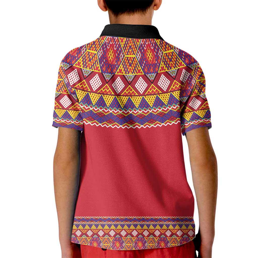 Greenland National Costumes Kid Polo Shirt Inuit Kalaallisuut style