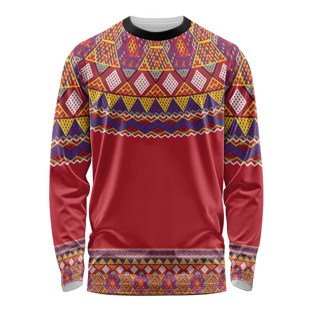 Greenland National Costumes Long Sleeve Shirt Inuit Kalaallisuut style