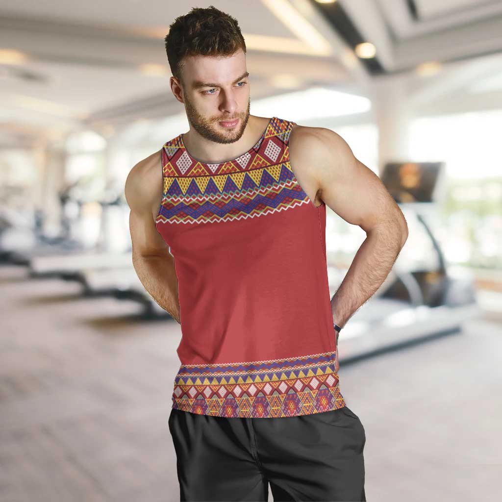 Greenland National Costumes Men Tank Top Inuit Kalaallisuut style