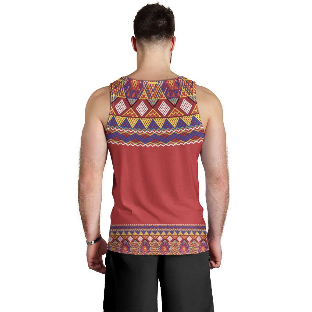 Greenland National Costumes Men Tank Top Inuit Kalaallisuut style