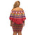 Greenland National Costumes Off Shoulder Short Dress Inuit Kalaallisuut style