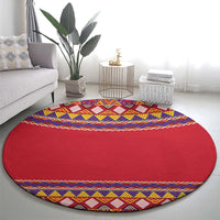 Greenland National Costumes Round Carpet Inuit Kalaallisuut style