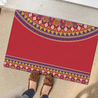 Greenland National Costumes Rubber Doormat Inuit Kalaallisuut style