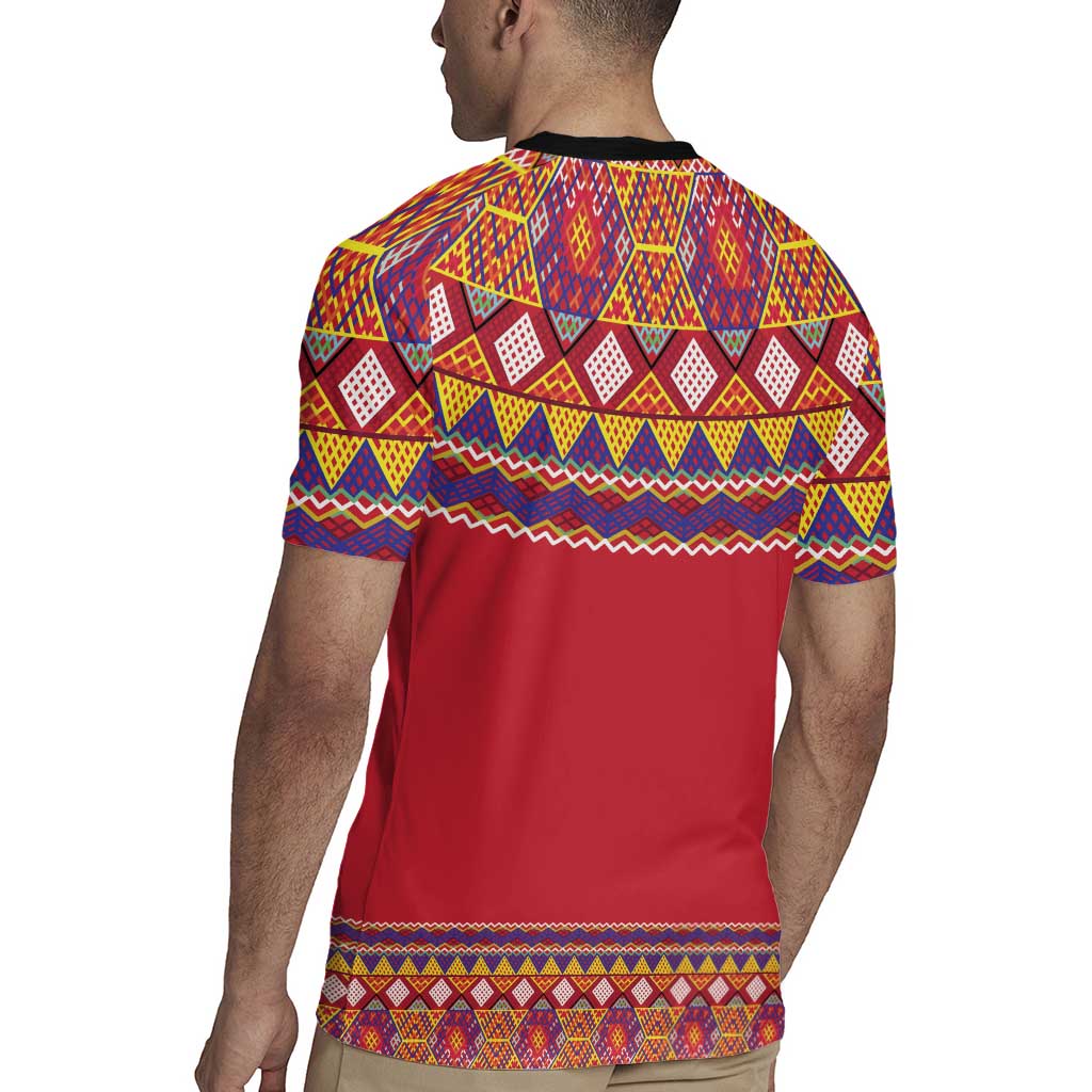 Greenland National Costumes Rugby Jersey Inuit Kalaallisuut style