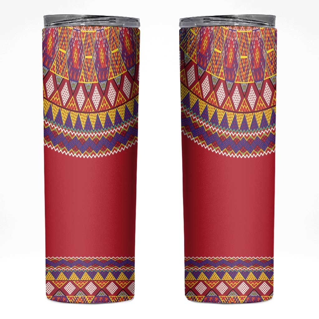 Greenland National Costumes Skinny Tumbler Inuit Kalaallisuut style