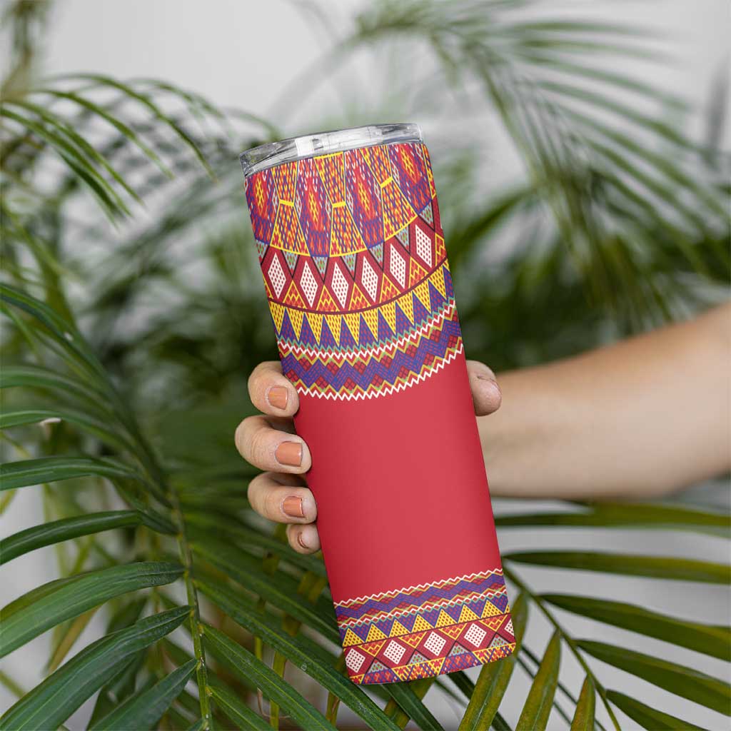 Greenland National Costumes Skinny Tumbler Inuit Kalaallisuut style