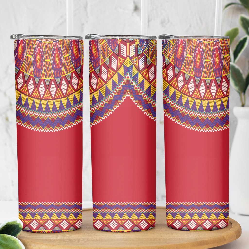 Greenland National Costumes Skinny Tumbler Inuit Kalaallisuut style