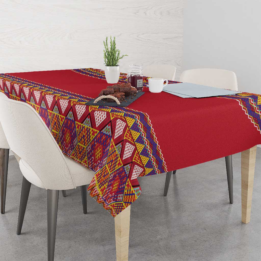 Greenland National Costumes Tablecloth Inuit Kalaallisuut style