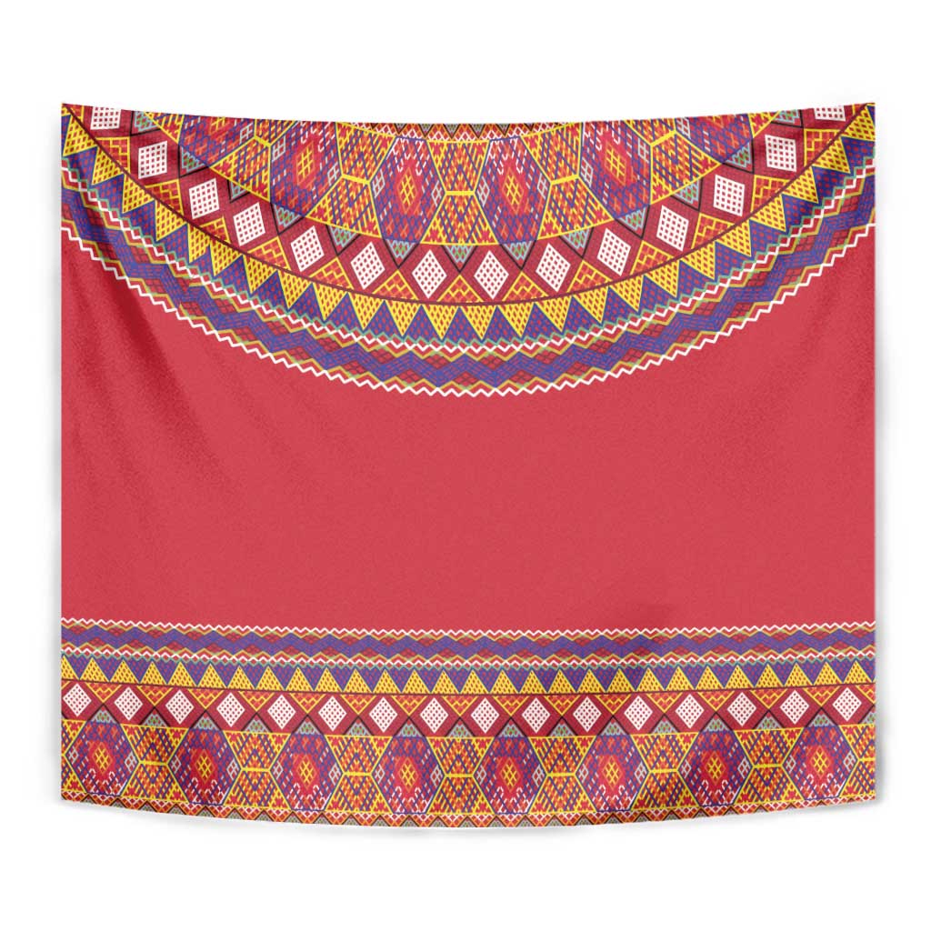 Greenland National Costumes Tapestry Inuit Kalaallisuut style