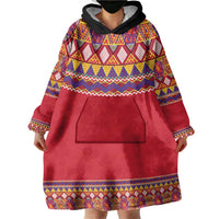 Greenland National Costumes Wearable Blanket Hoodie Inuit Kalaallisuut style