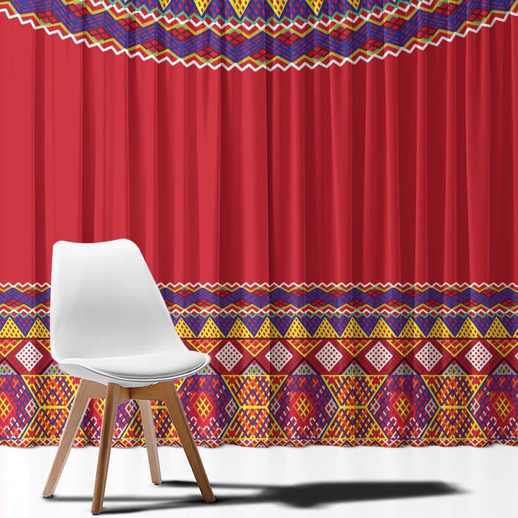 Greenland National Costumes Window Curtain Inuit Kalaallisuut style