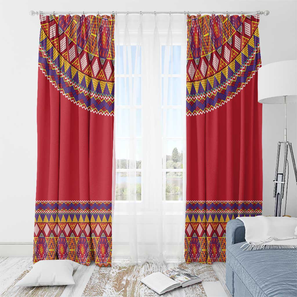 Greenland National Costumes Window Curtain Inuit Kalaallisuut style
