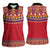 Greenland National Costumes Women Sleeveless Polo Shirt Inuit Kalaallisuut style