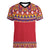 Greenland National Costumes Women V-Neck T-Shirt Inuit Kalaallisuut style