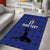 Custom Haiti Football Area Rug Come on Les Grenadiers Blue Style