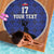 Custom Haiti Football Beach Blanket Come on Les Grenadiers Blue Style