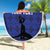 Custom Haiti Football Beach Blanket Come on Les Grenadiers Blue Style